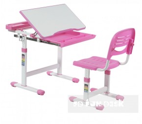 Комплект парта + стул трансформеры Cantare Pink в Шадринске - shadrinsk.mebel-74.com | фото