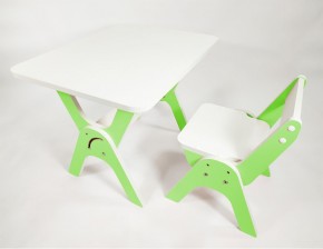 Детский растущий стол-парта и стул Я САМ "Умка" (Зеленый) в Шадринске - shadrinsk.mebel-74.com | фото