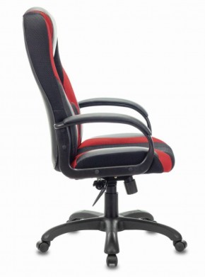 Кресло компьютерное BRABIX PREMIUM "Rapid GM-102" (экокожа/ткань, черное/красное) 532107 в Шадринске - shadrinsk.mebel-74.com | фото