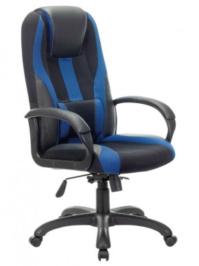 Кресло компьютерное BRABIX PREMIUM "Rapid GM-102" (экокожа/ткань, черное/синее) 532106 в Шадринске - shadrinsk.mebel-74.com | фото