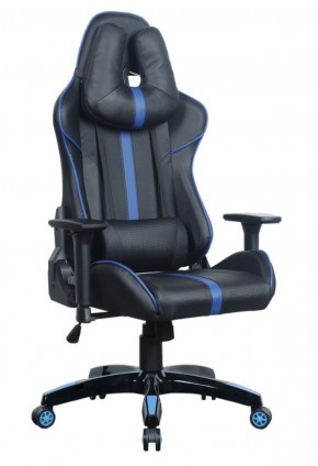 Кресло компьютерное BRABIX "GT Carbon GM-120" (черное/синее) 531930 в Шадринске - shadrinsk.mebel-74.com | фото