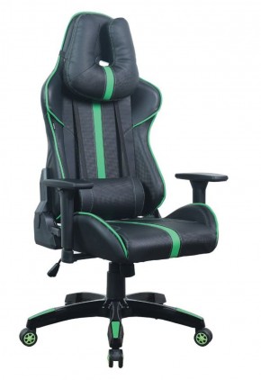 Кресло компьютерное BRABIX "GT Carbon GM-120" (черное/зеленое) 531929 в Шадринске - shadrinsk.mebel-74.com | фото