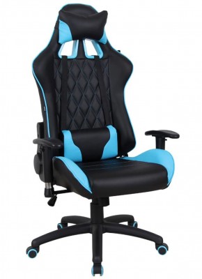 Кресло компьютерное BRABIX "GT Master GM-110" (черное/голубое) 531928 в Шадринске - shadrinsk.mebel-74.com | фото
