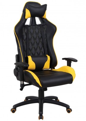 Кресло компьютерное BRABIX "GT Master GM-110" (черное/желтое) 531927 в Шадринске - shadrinsk.mebel-74.com | фото