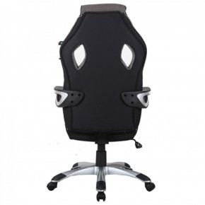 Кресло компьютерное BRABIX Techno GM-002 (ткань) черное/серое, вставки белые (531815) в Шадринске - shadrinsk.mebel-74.com | фото