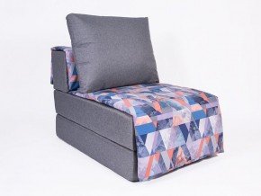 Кресло-кровать бескаркасное Харви (серый-сноу деним) в Шадринске - shadrinsk.mebel-74.com | фото