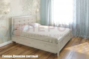 Кровать КР-1034 с мягким изголовьем в Шадринске - shadrinsk.mebel-74.com | фото