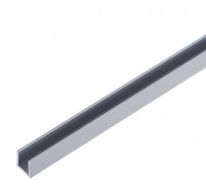 Планка торцевая "П" 4 мм для стеновой панели (алюминий) в Шадринске - shadrinsk.mebel-74.com | фото